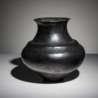 Santa Clara Blackware Pottery Jar