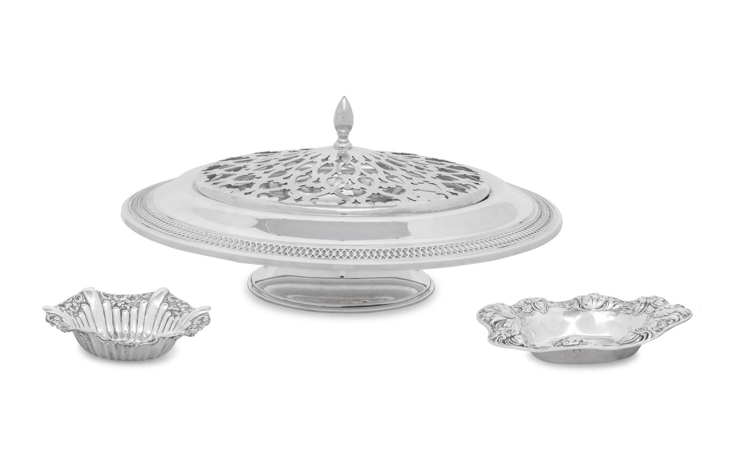 Three American Silver Table Articles