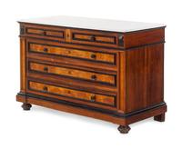 A French Parcel Ebonized Rosewood Bedroom Suite