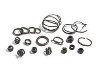 A Collection of European Bronze Age Jewelry — (solid silver hair rings and arm bands)