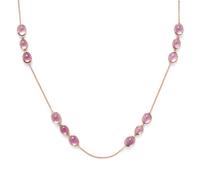 ROSE GOLD AND PINK TOURMALINE NECKLACE