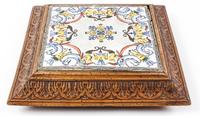 An Italian Faience Tile Width 11 1/2 inches. — 20TH CENTURY