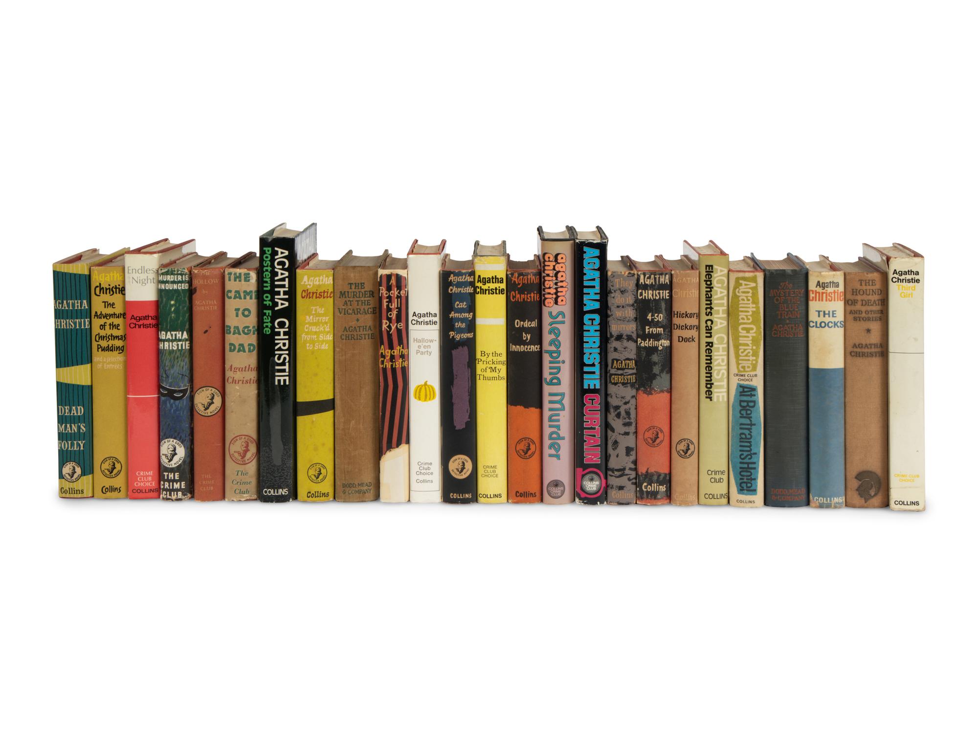 CHRISTIE, Agatha (1890-1976). A group of 25 FIRST EDITIONS, comprising:
