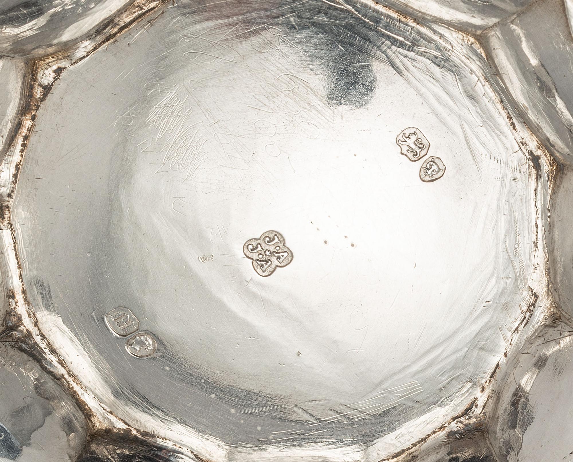 A Victorian Silver Four-Piece Coffee and Tea Service