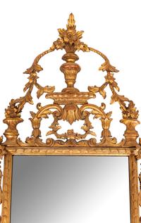A Louis XVI Style Giltwood Mirror