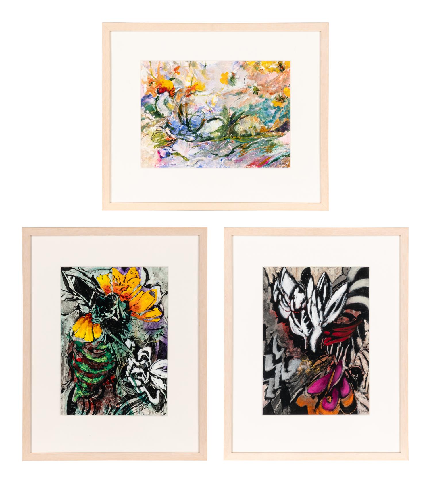 Untitled, Emergence #8, and Untitled, 2003 (a group of three works)