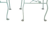 Six Salterini Laurel Wrought Iron Dining Chairs — 20TH CENTURY
