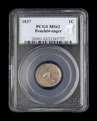An 1837 Feuchtwanger 1c Coin (PCGS MS62)