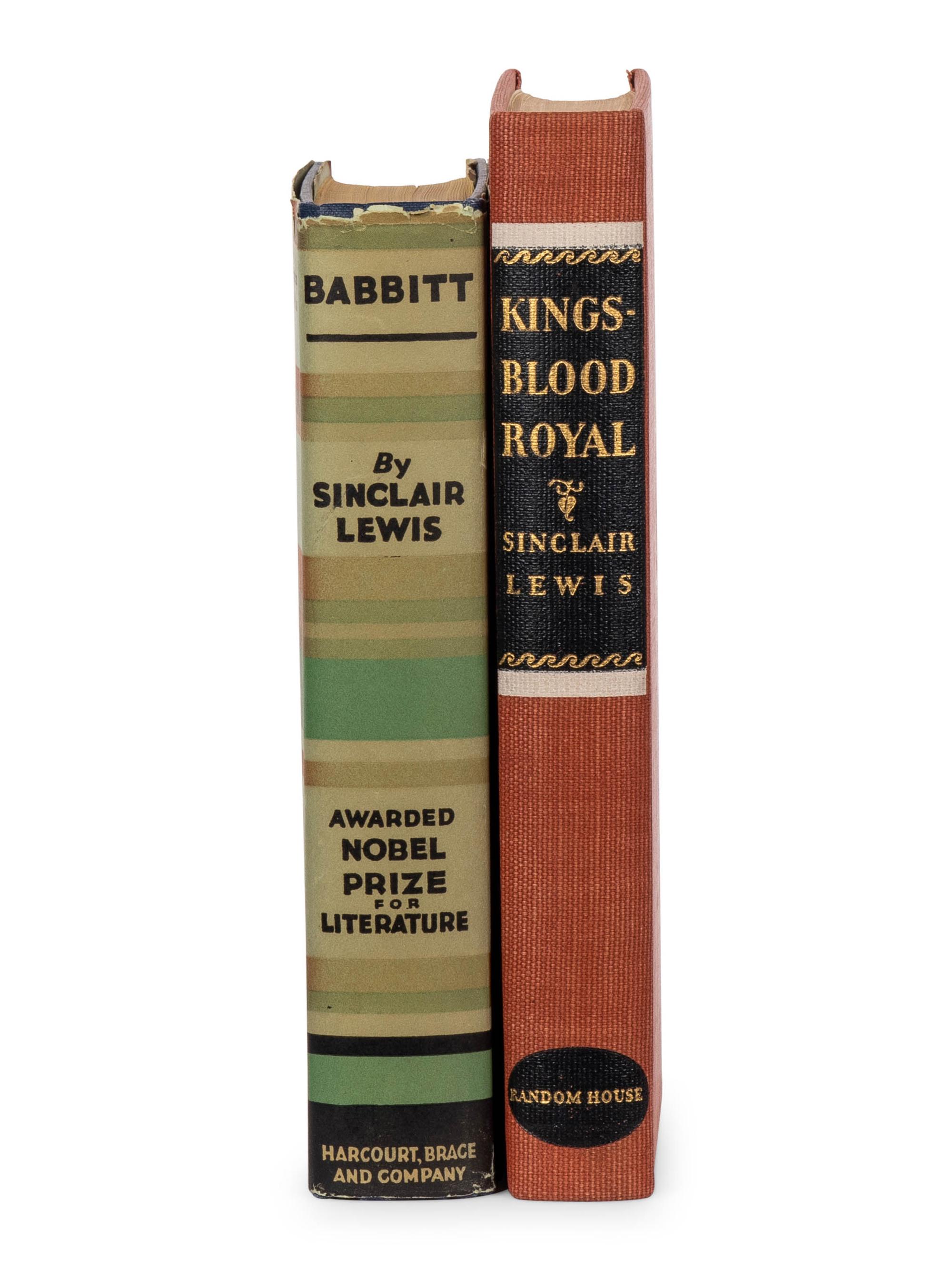 LEWIS, Sinclair (1885-1951). A group of 11 works by Lewis, comprising: