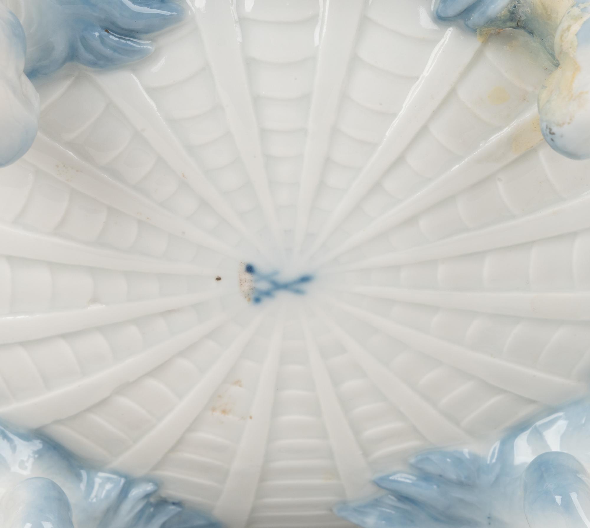 A Meissen Porcelain Reticulated Center Bowl