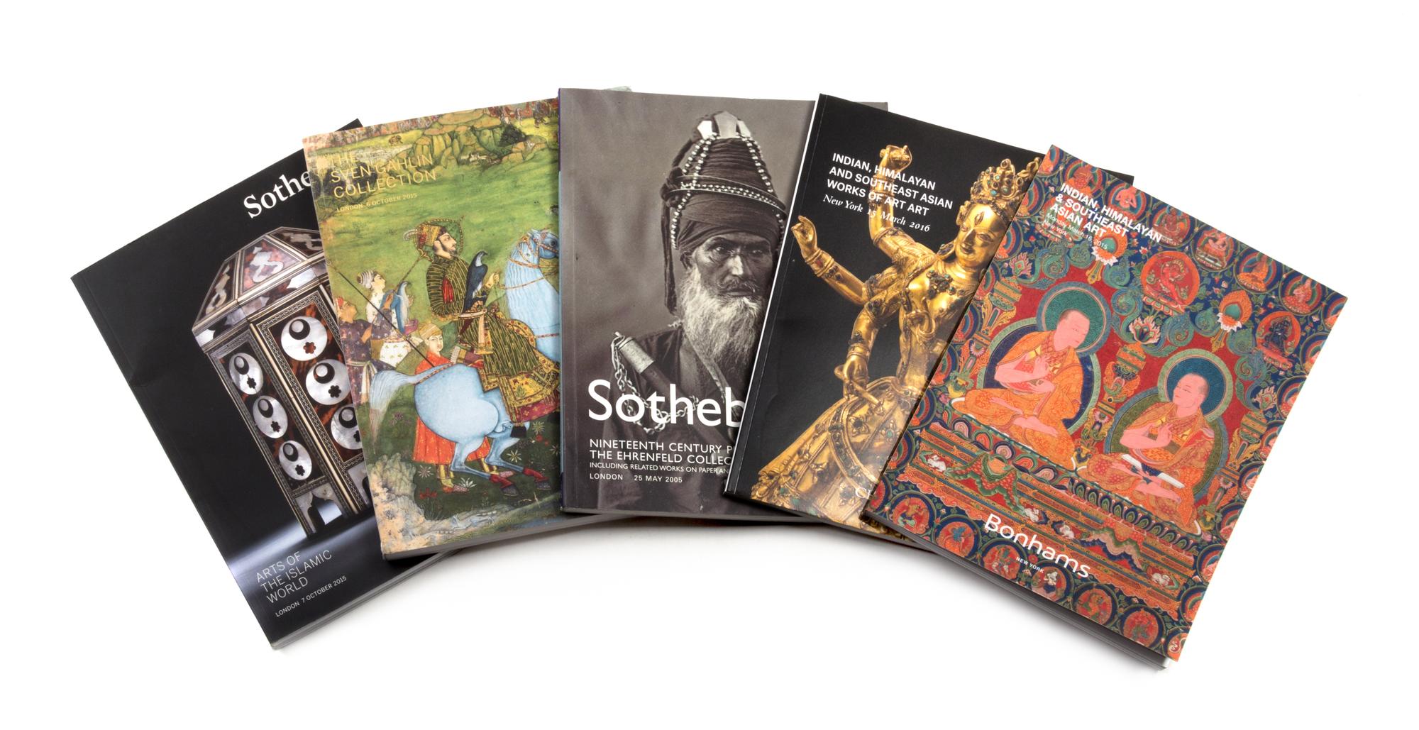 One Hundred and Four Auction Catalogues Pertaining to Sales of Indian, Southeast Asian and Buddhist Art