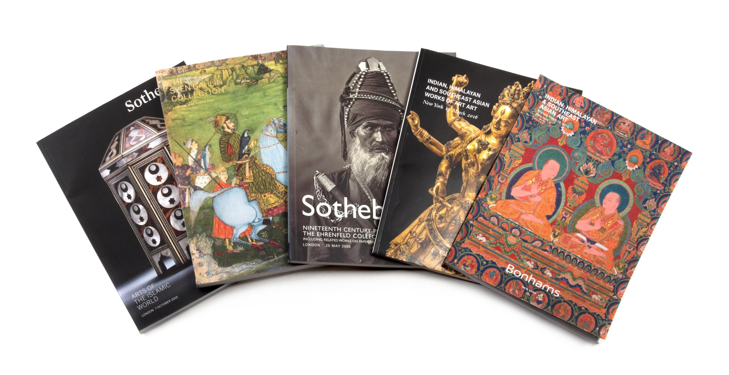 One Hundred and Four Auction Catalogues Pertaining to Sales of Indian, Southeast Asian and Buddhist Art