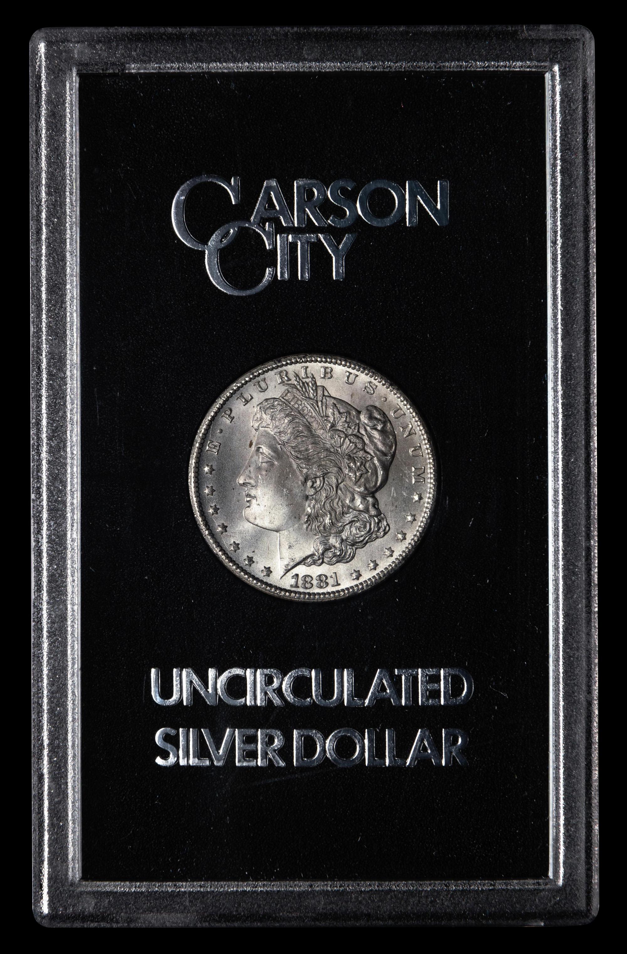 An 1881-CC GSA: Morgan $1 Coin