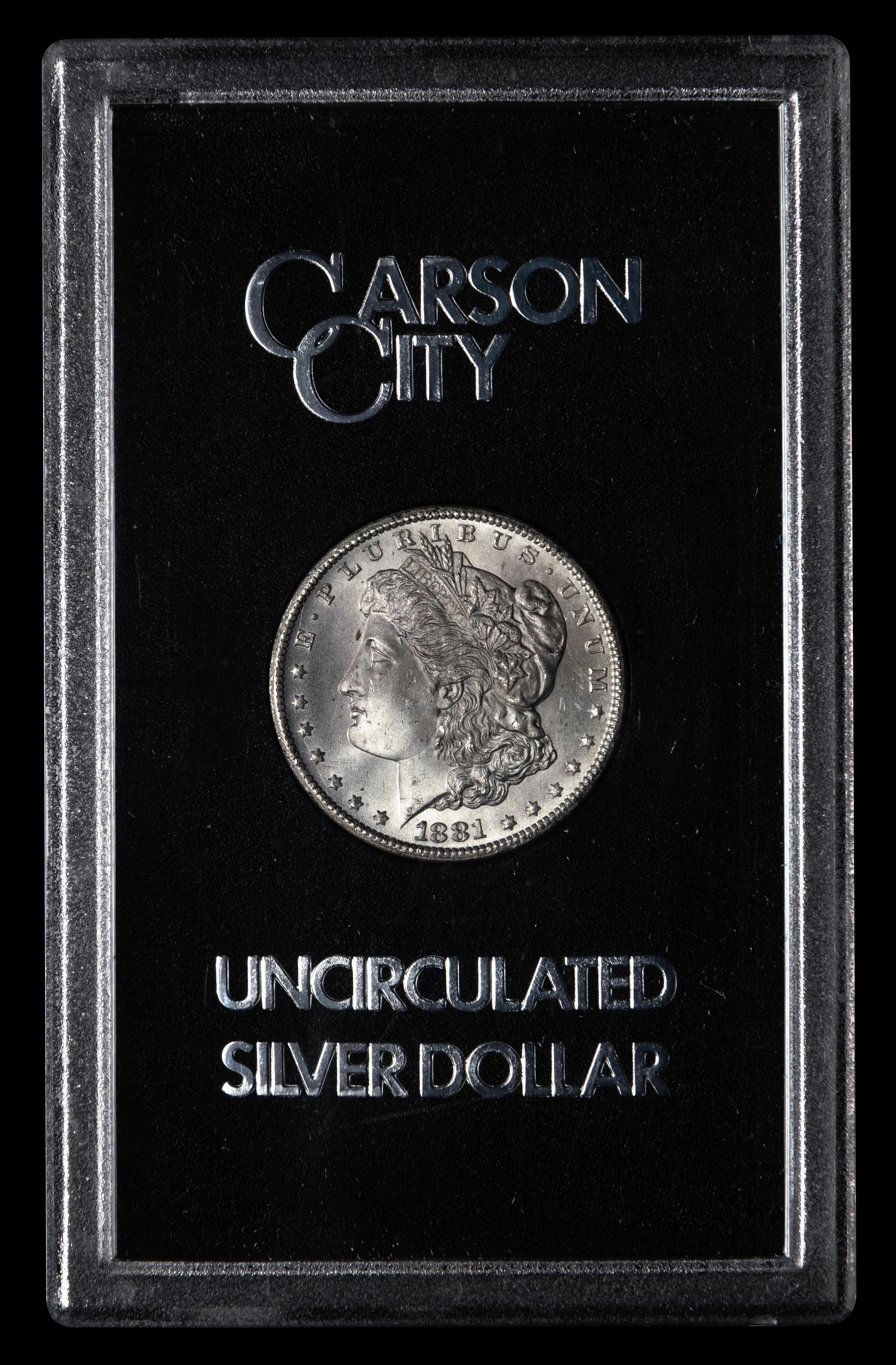 An 1881-CC GSA: Morgan $1 Coin