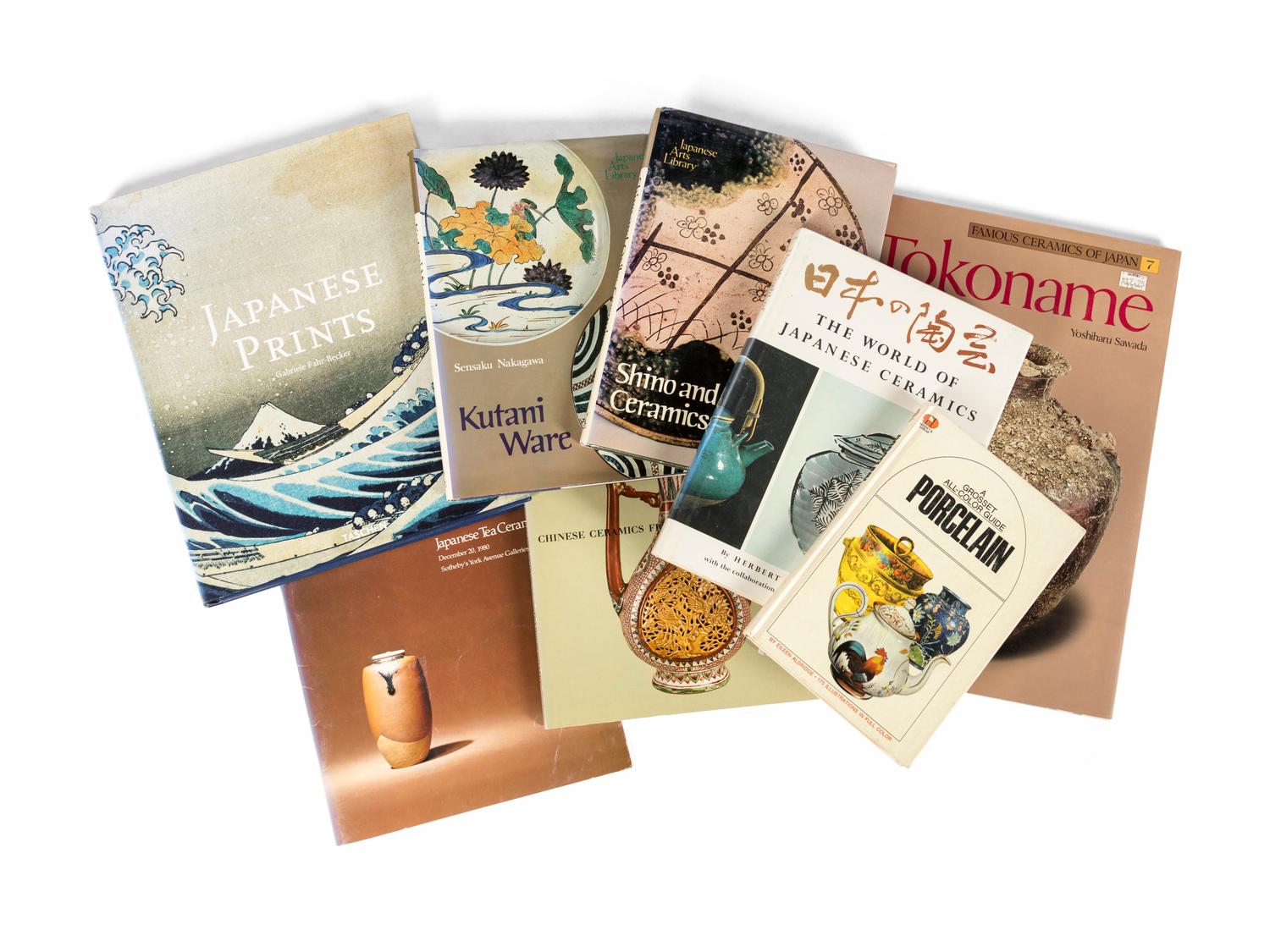 [JAPANESE ART] A collection of reference books pertaining to Japanese art