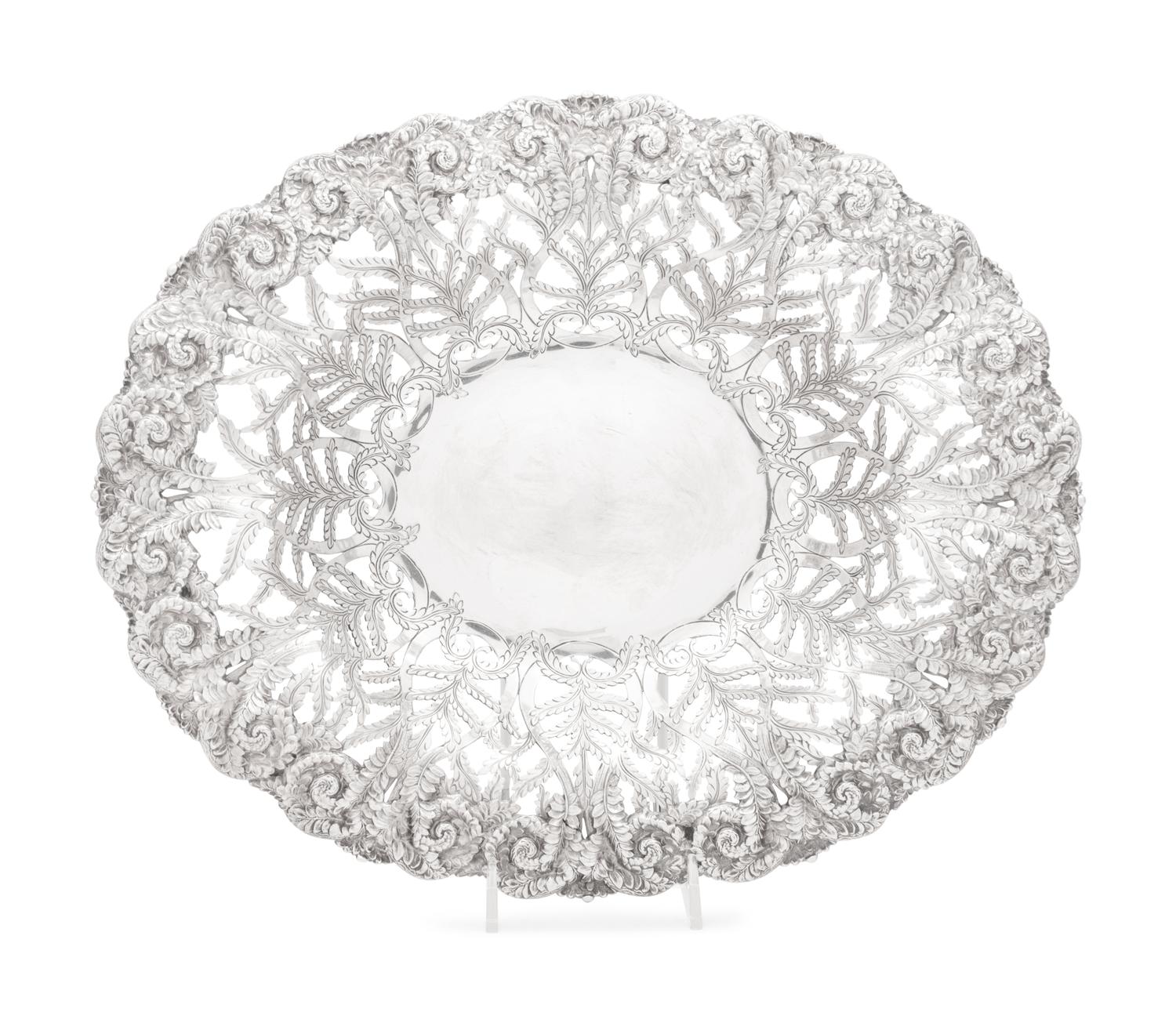A Tiffany & Co. Silver Reticulated Bowl