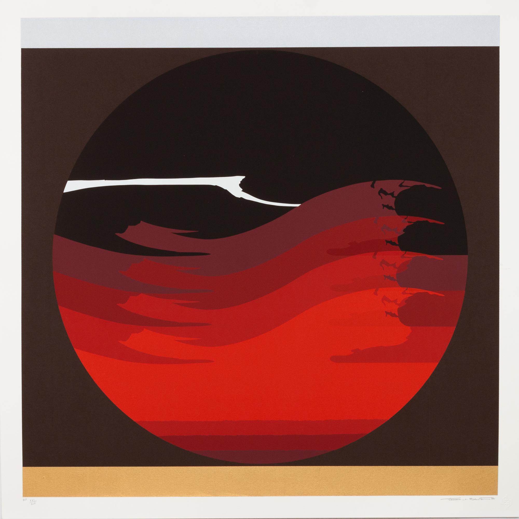 A pair or prints ( Gate Series: Red; Gate Series: Blue )