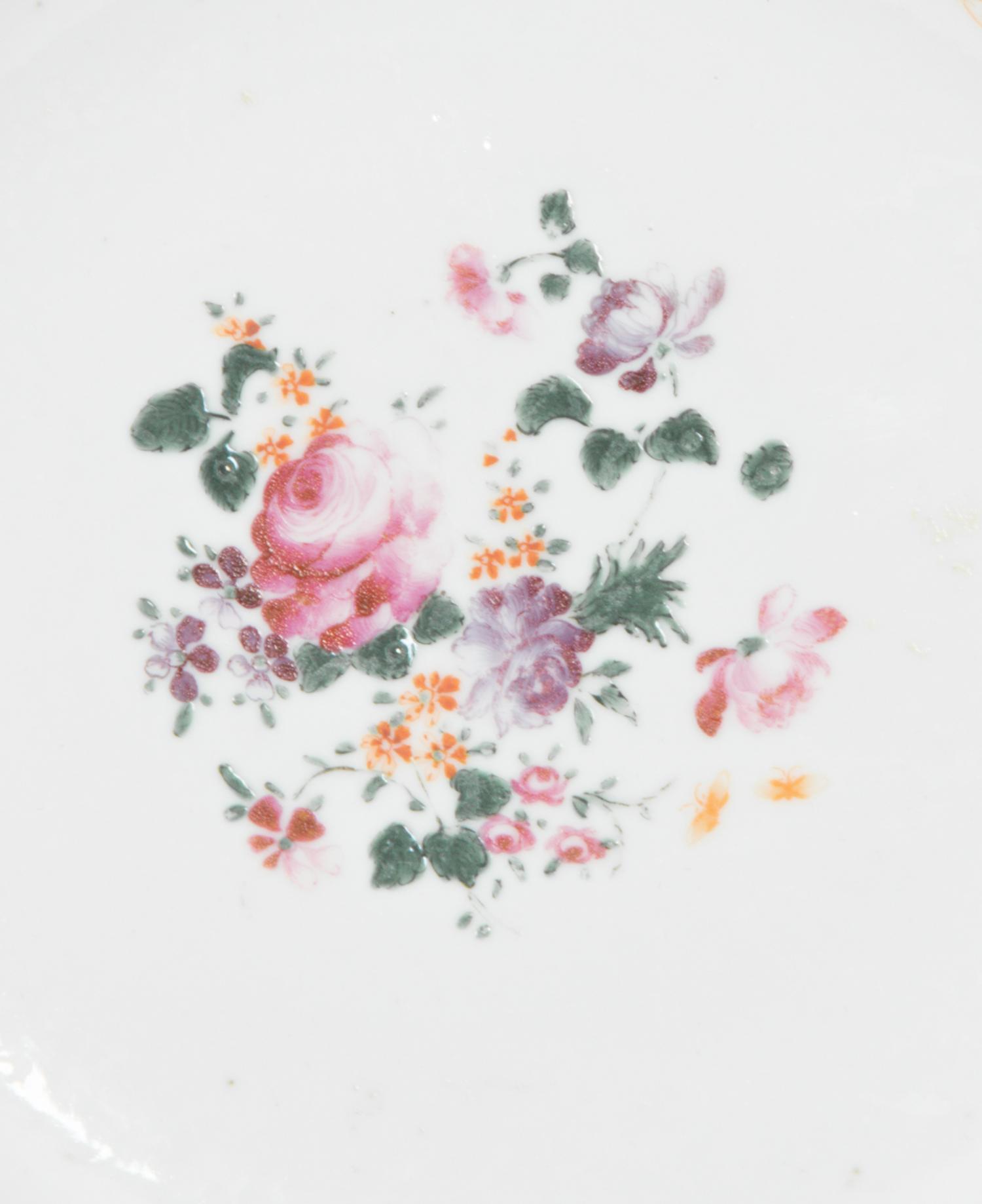 Eleven Chinese Export Porcelain Armorial Plates
