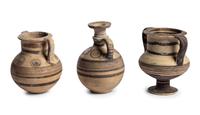 Three Cypriot Bichrome-Ware Vessels