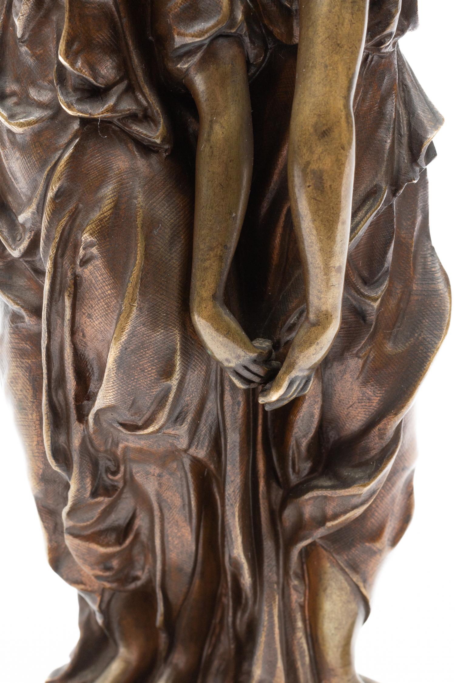 A Continental Bronze Group of the Three Graces