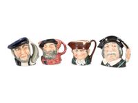 Eight Royal Doulton Character Mugs