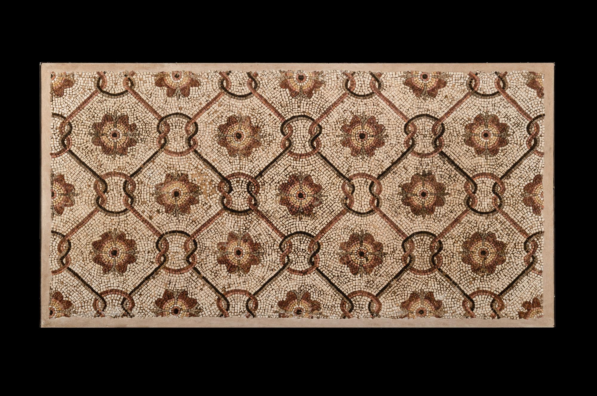 A Roman Mosaic with Hercules Knots Motif