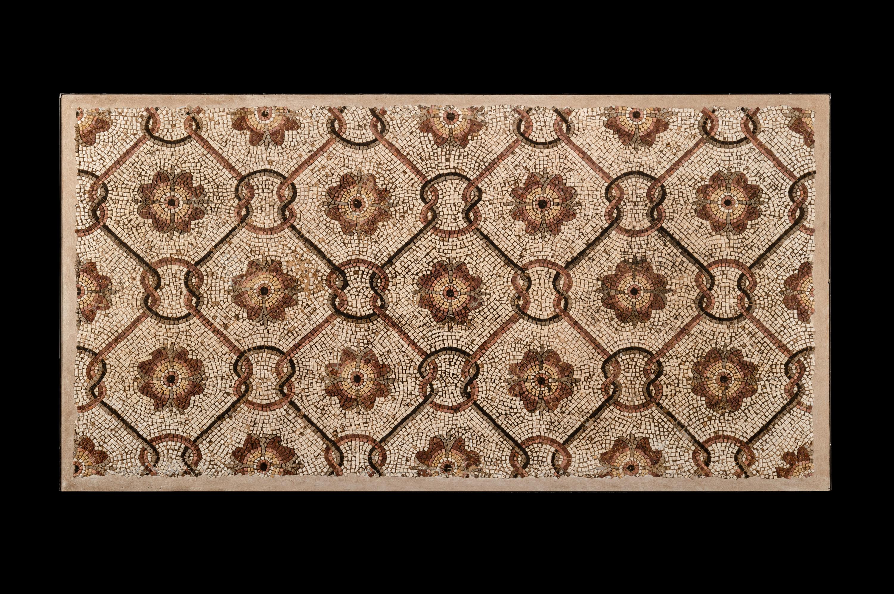 A Roman Mosaic with Hercules Knots Motif