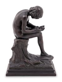 A Grand Tour Bronze Model of the Spinario