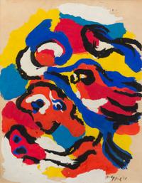 Karel Appel, (Dutch, 1921-2006), Untitled, 1958