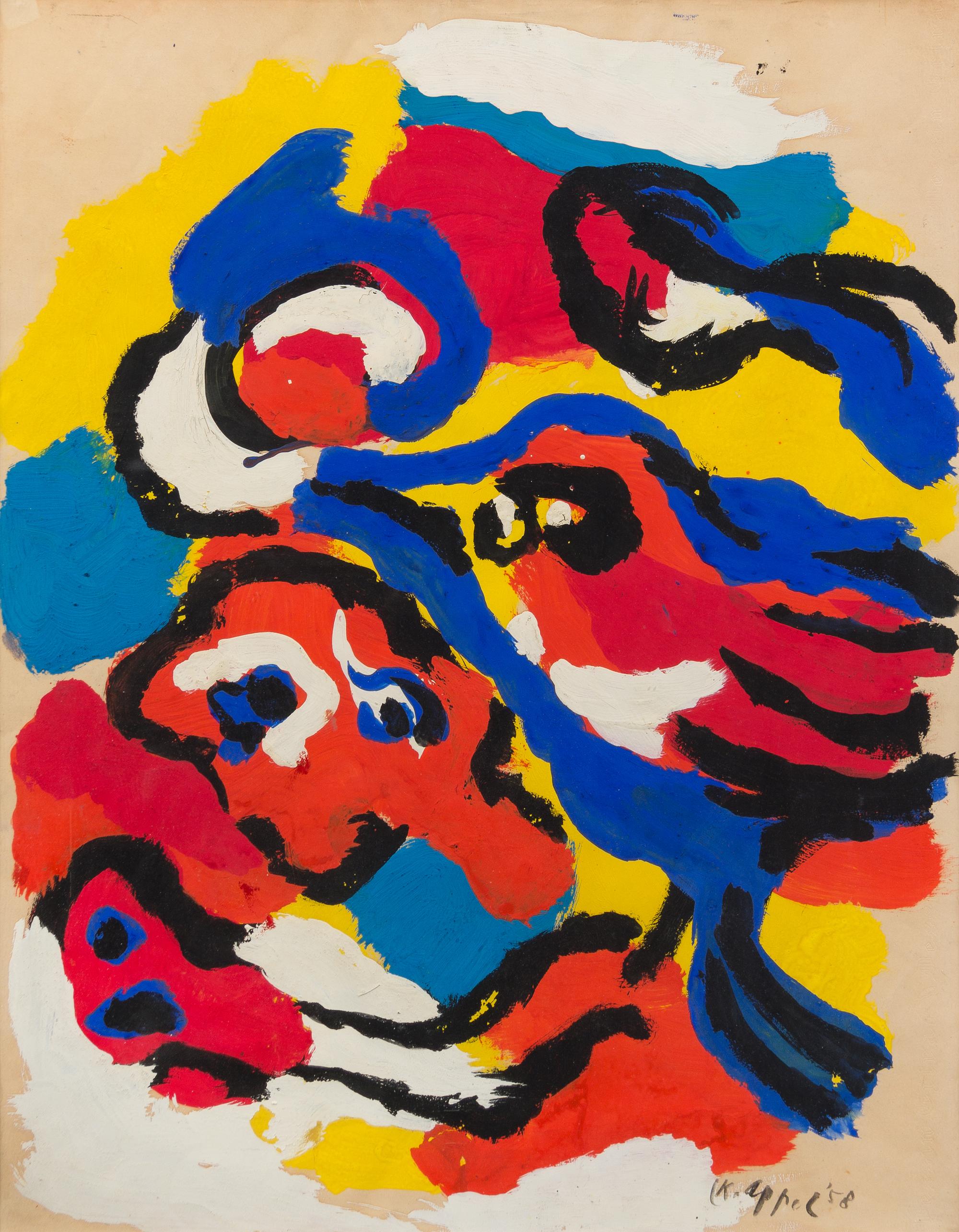 Karel Appel, (Dutch, 1921-2006), Untitled, 1958