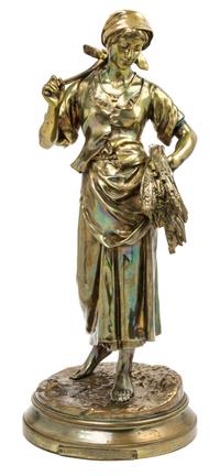 Eugene Antoine Aizelin, (French, 1821-1902), Glaneuse
