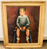 Francis Strain, (American, 1898-1962), Untitled (Boy in Blue)