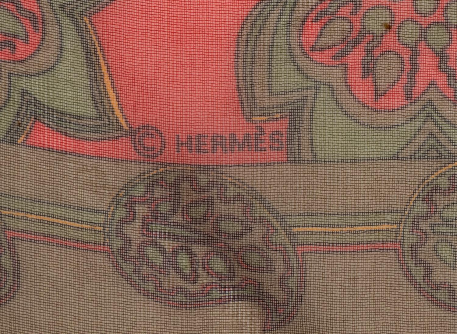 Six Hermès 16in Silk Handkerchiefs