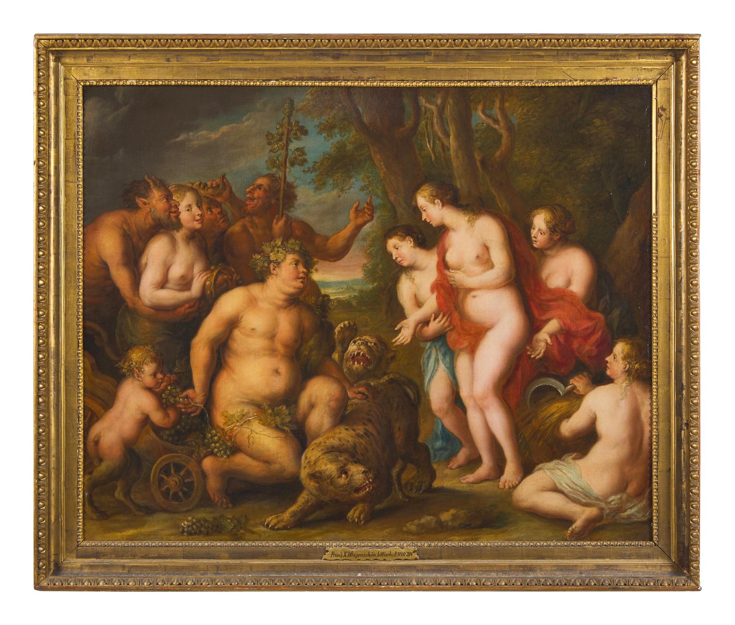 Bacchanal, Allegorie des Sommers