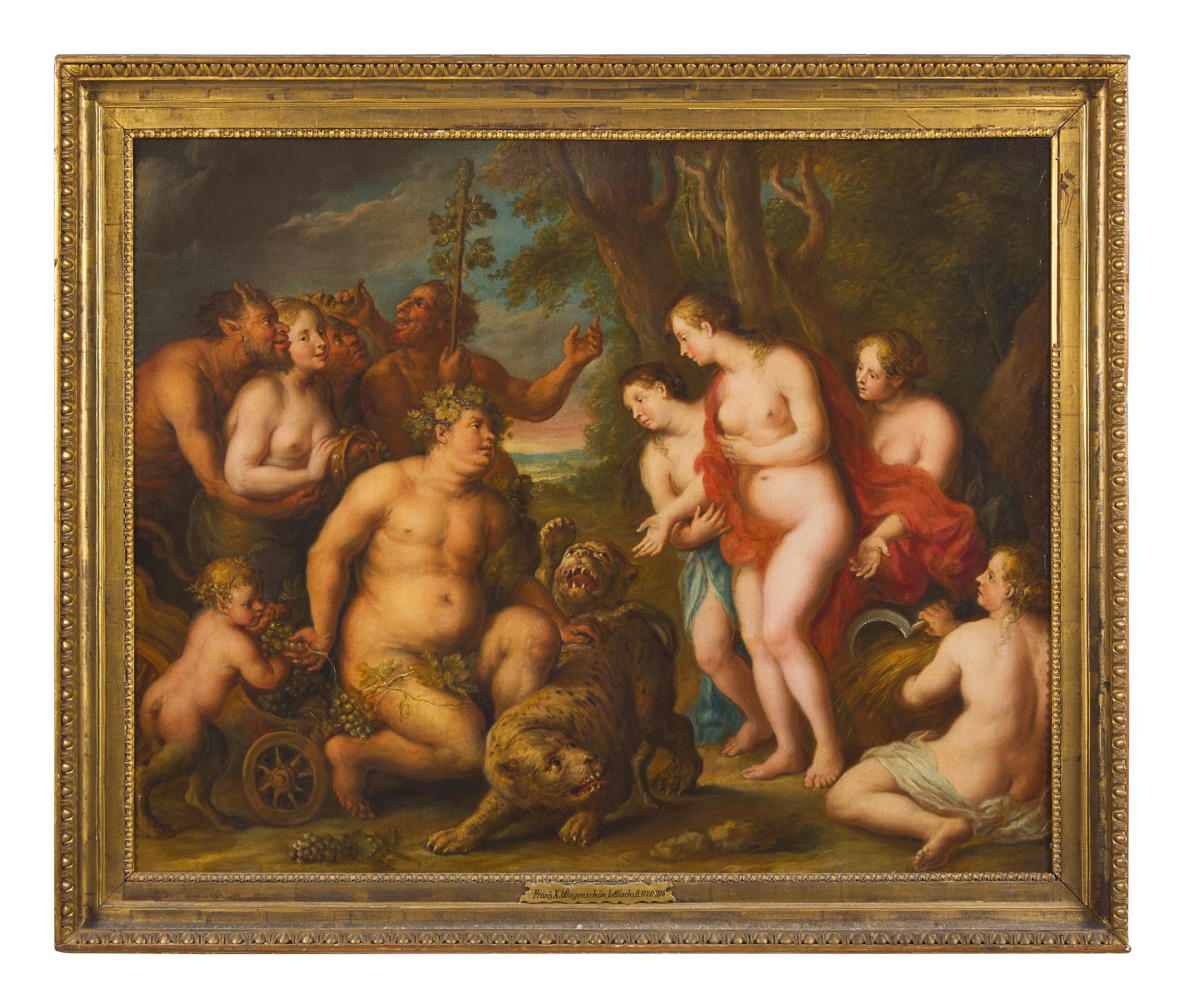Bacchanal, Allegorie des Sommers