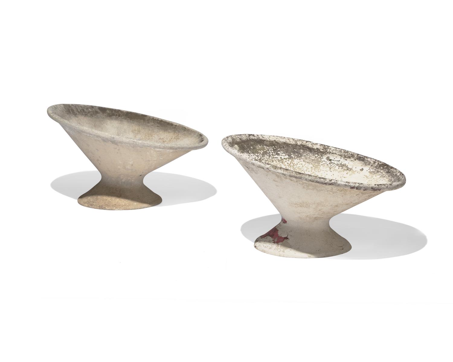 Pair of Off-Kilter Planters France, c. 1960