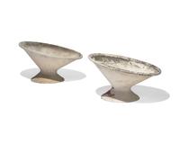 Pair of Off-Kilter Planters France, c. 1960