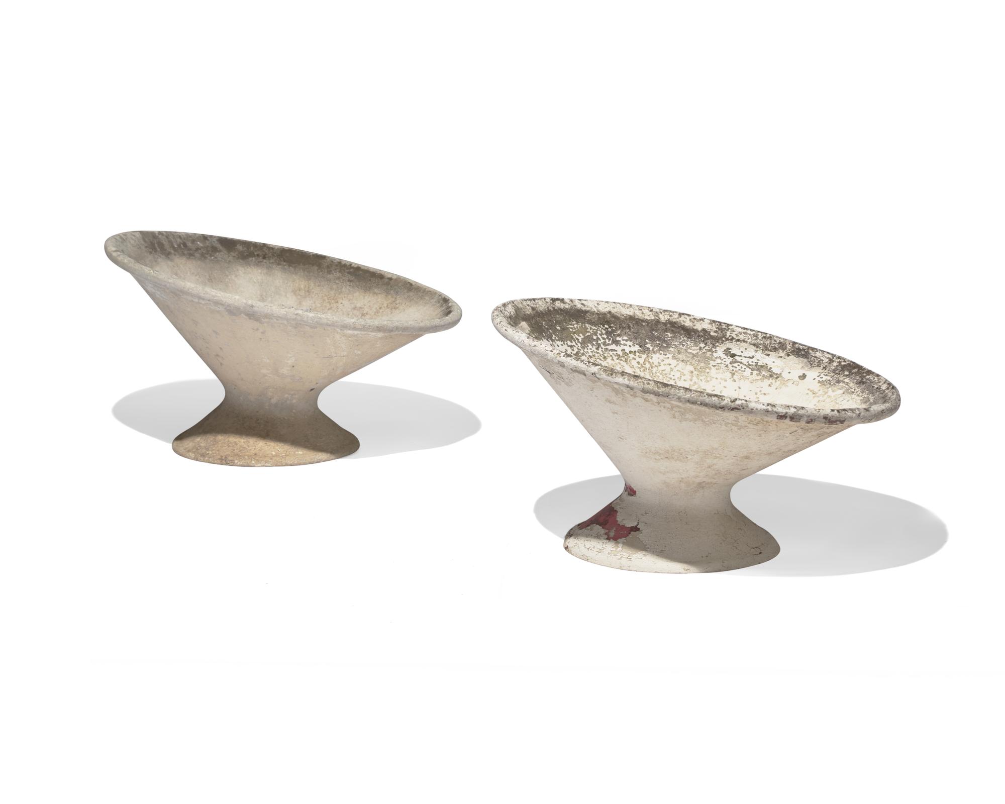 Pair of Off-Kilter Planters France, c. 1960