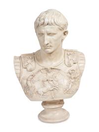 A Composition Bust of Caesar Augustus