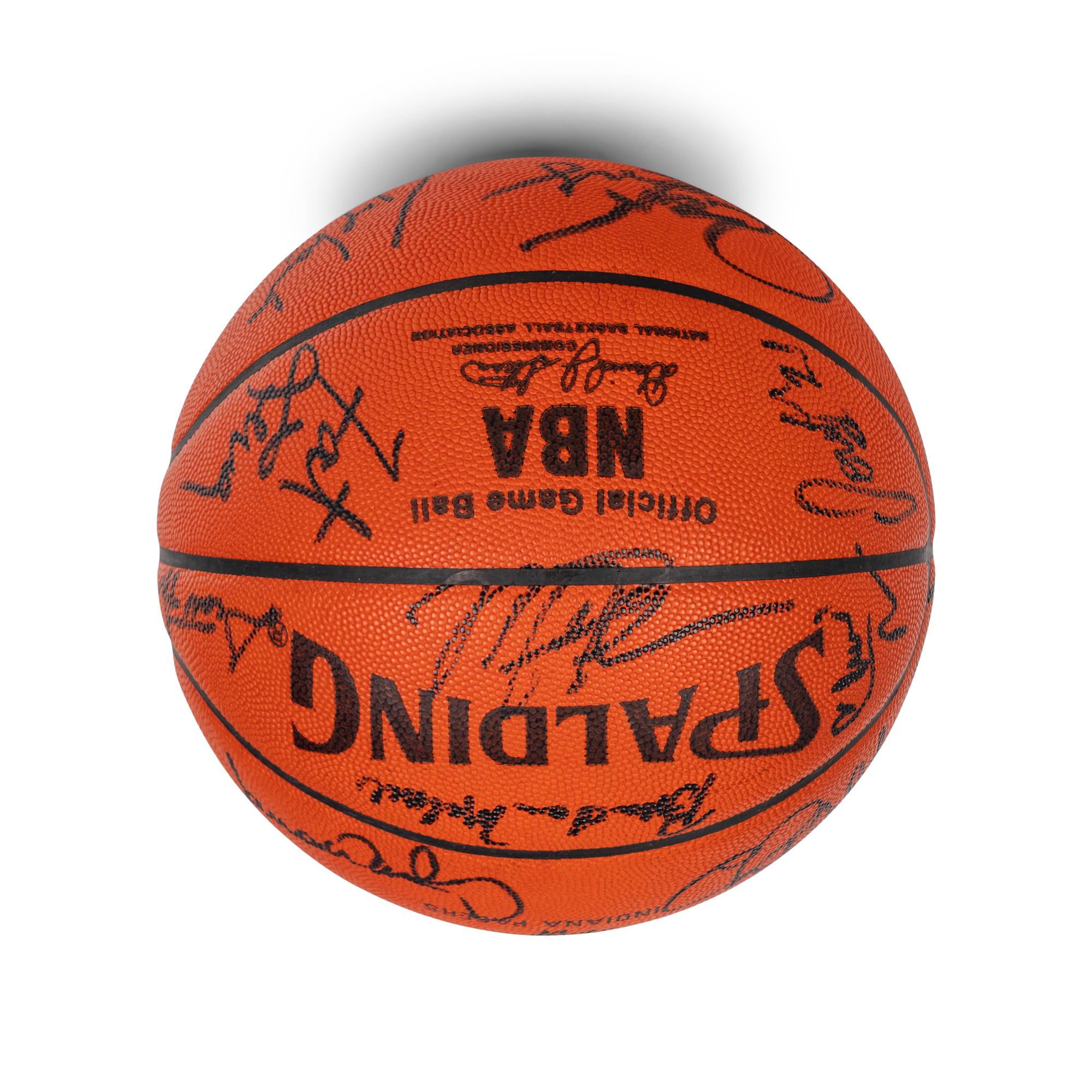 A 1989 NBA All Star Signed Autograph Basketball Featuring Michael Jordan (Beckett Authentication Services) - 26 Signatures