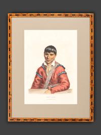 Four Hand-Colored Lithographs by McKenney and Hall