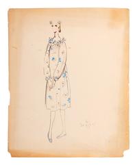 Nine Cecil Beaton Illustrations, 1950s-60s
