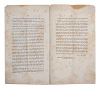 [SLAVERY & ABOLITION]. AUSTIN, E.G. Fugitive Slave Case. A Statement of the Facts, Connected with the Arrest and Emancipation of George Latimer, a Fugitive Slave. Boston: John H. Eastburn, 1842.