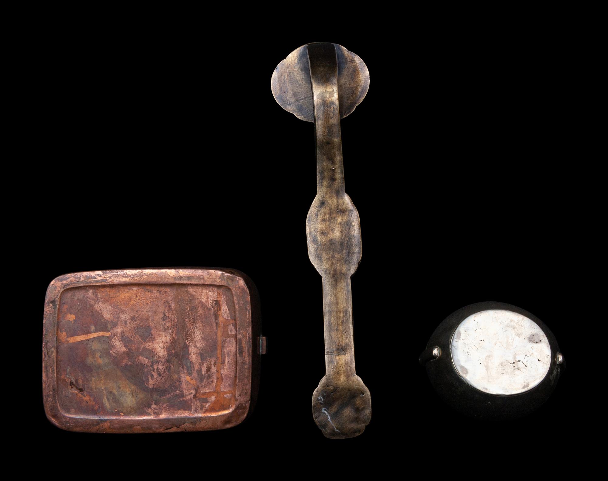 Three Chinese Metal Scholar's Objects