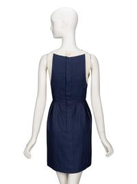 Chanel, Navy Linen Dress Suit