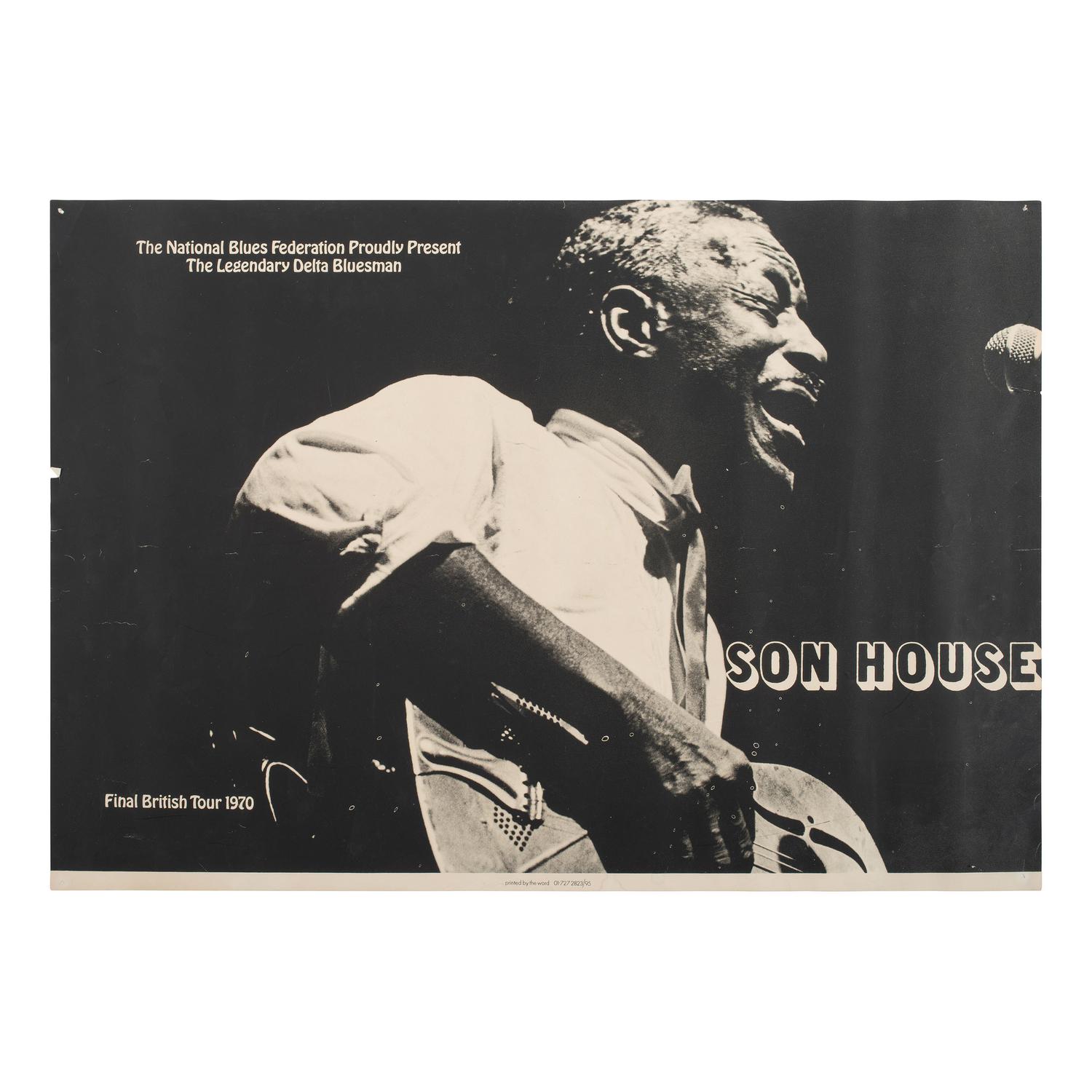 [Music] Group of Six Posters Promoting Blues Acts, incl. Bobby "Blue" Band and Victoria Spivey
