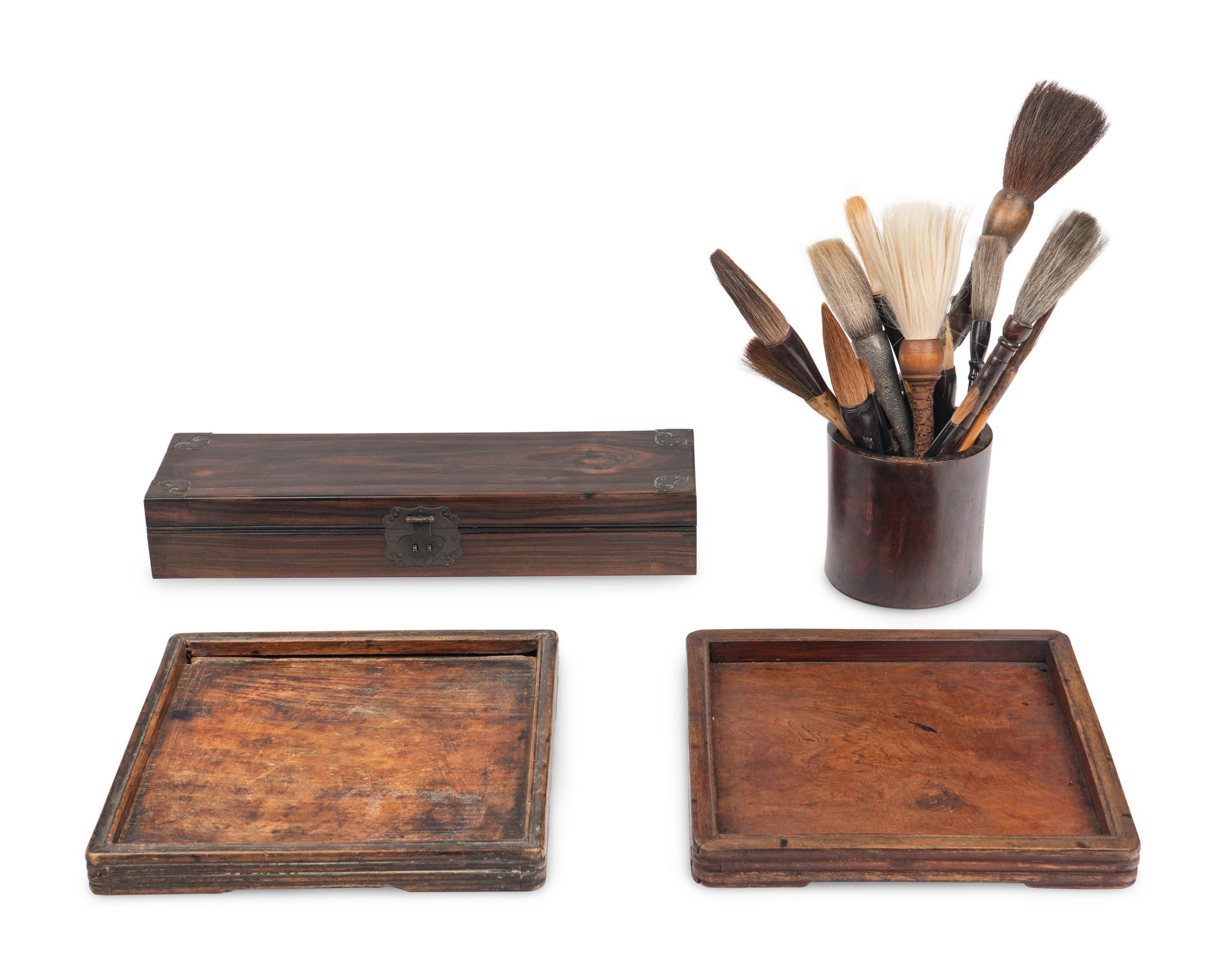 Five Chinese Scholar's Objects