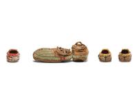 Collection of Plains Childen's and Doll Moccasins