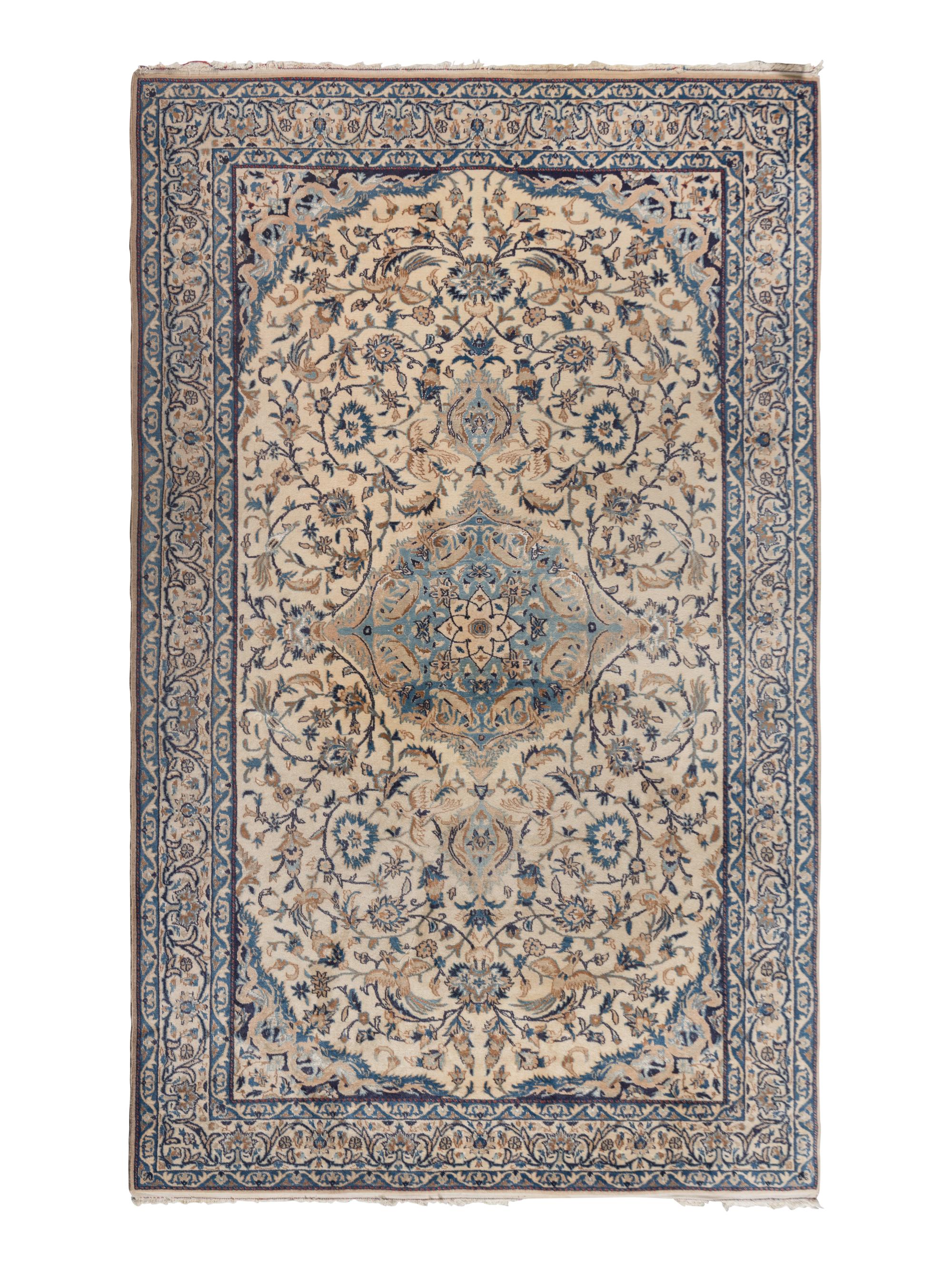 A Nain Wool Rug