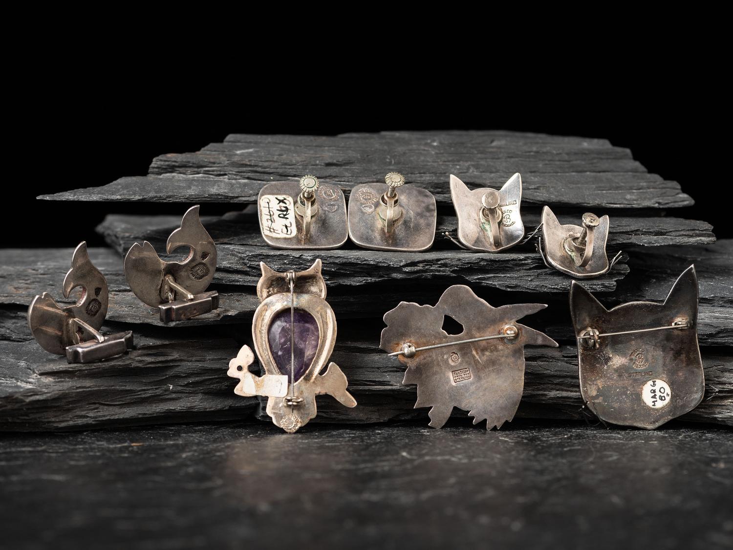 Taxco Sterling Silver Animal Jewelry